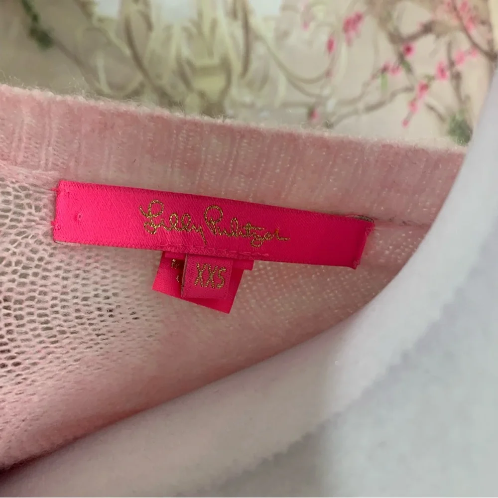 Lilly Pulitzer Kalaya Sequin Floral Sweater - Picture 10 of 11